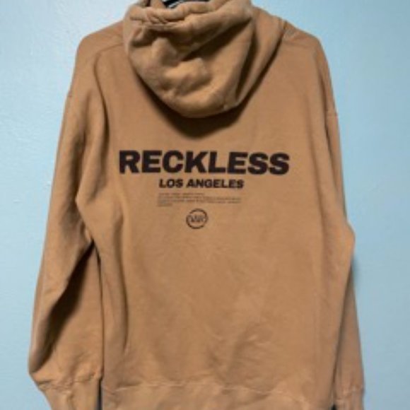 Tan Reckless Hoodie - Picture 2 of 3